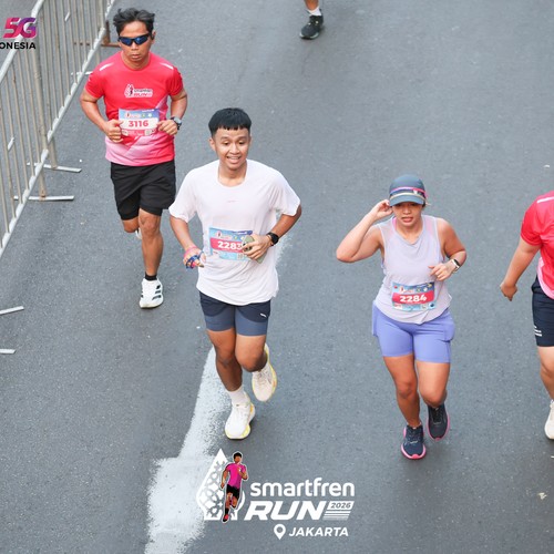 Race photo from SMARTFREN RUN 2026