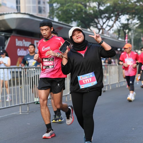 Race photo from SMARTFREN RUN 2026