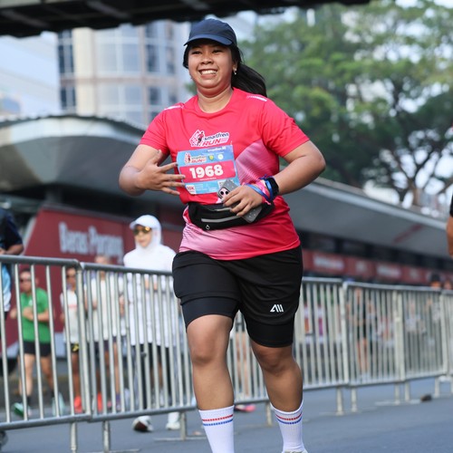 Race photo from SMARTFREN RUN 2026
