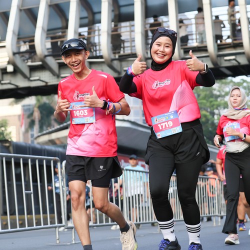 Race photo from SMARTFREN RUN 2026