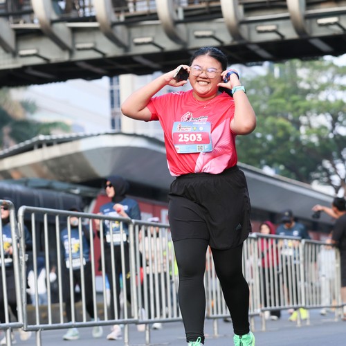 Race photo from SMARTFREN RUN 2026