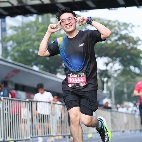 Race photo from SMARTFREN RUN 2026
