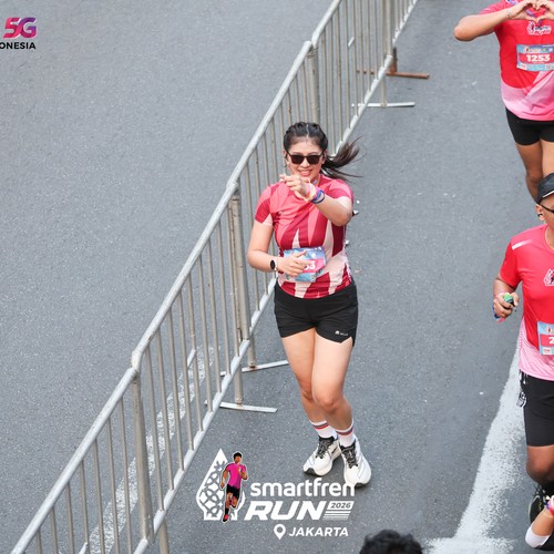 Race photo from SMARTFREN RUN 2026