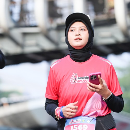 Race photo from SMARTFREN RUN 2026