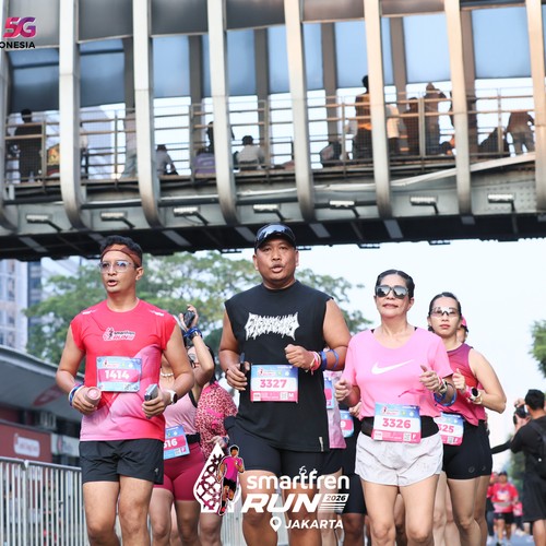Race photo from SMARTFREN RUN 2026
