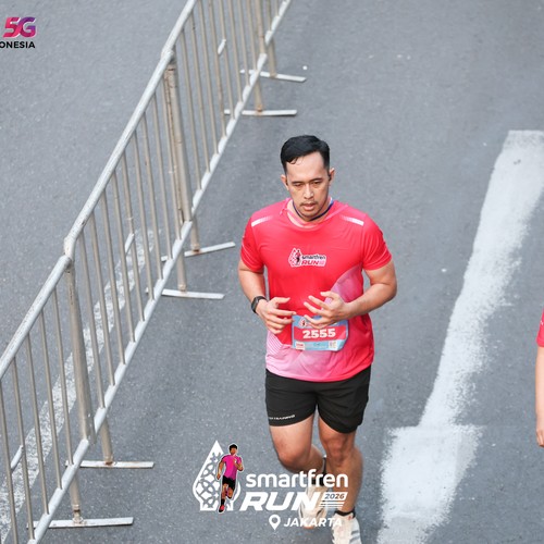 Race photo from SMARTFREN RUN 2026