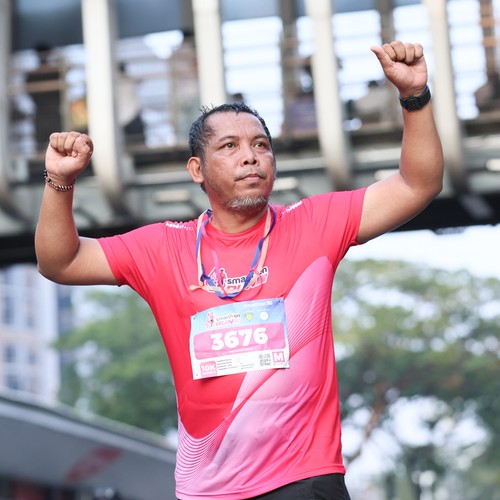 Race photo from SMARTFREN RUN 2026