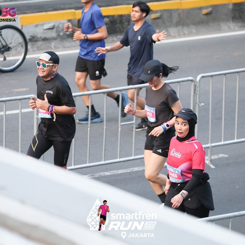 Race photo from SMARTFREN RUN 2026