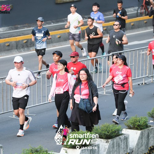 Race photo from SMARTFREN RUN 2026