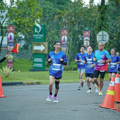 Race photo from BOGORUN 2026