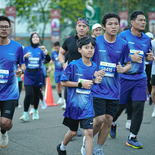 Race photo from BOGORUN 2026
