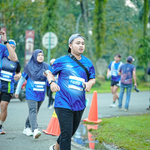 Race photo from BOGORUN 2026
