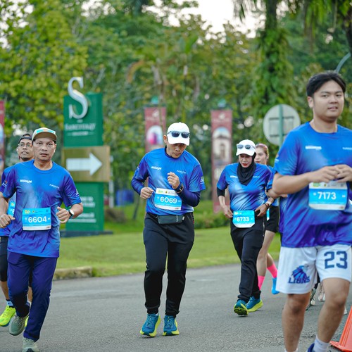 Race photo from BOGORUN 2026