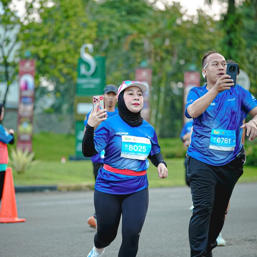 Race photo from BOGORUN 2026