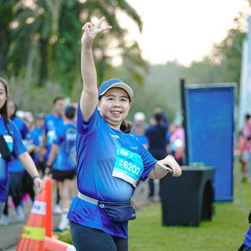 Race photo from BOGORUN 2026
