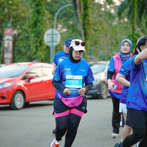 Race photo from BOGORUN 2026
