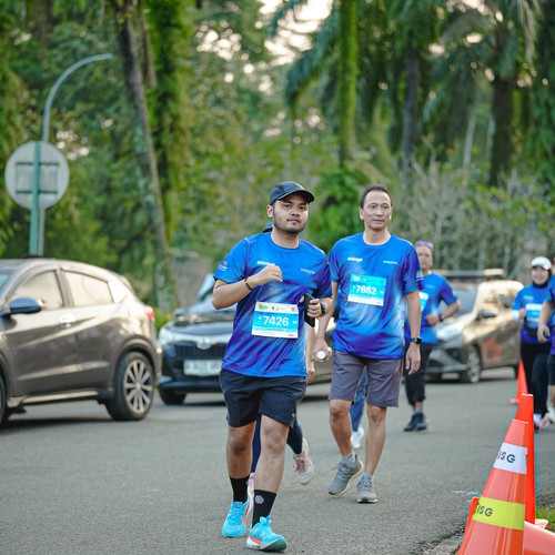 Race photo from BOGORUN 2026