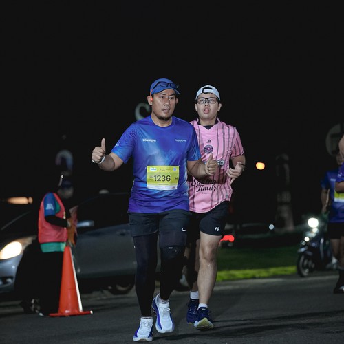 Race photo from BOGORUN 2026