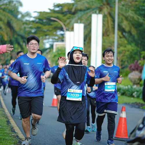 Race photo from BOGORUN 2026