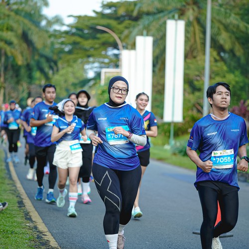 Race photo from BOGORUN 2026