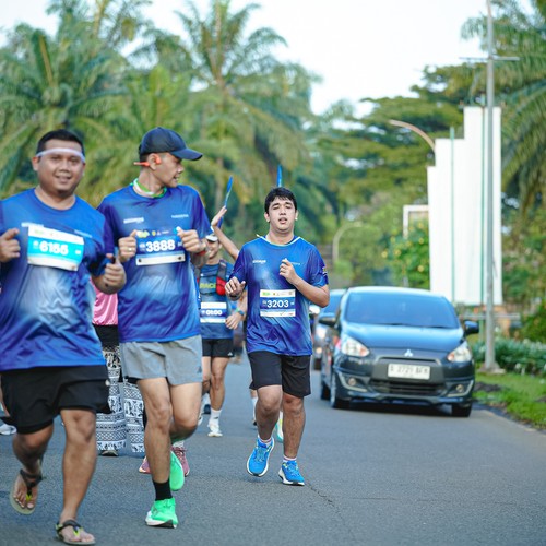 Race photo from BOGORUN 2026