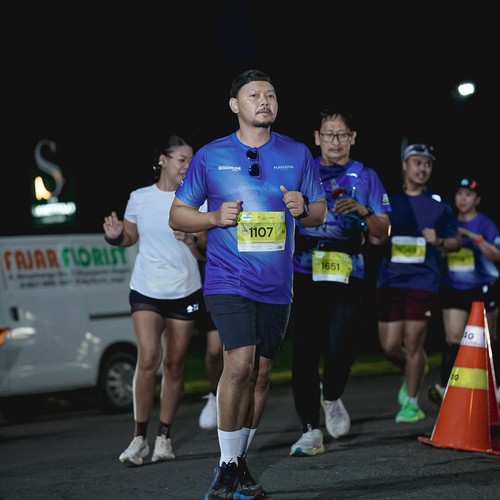 Race photo from BOGORUN 2026