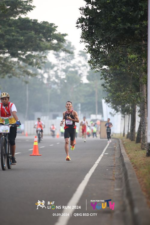Race photo from BAF LIONS RUN 2024