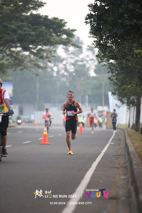 Race photo from BAF LIONS RUN 2024