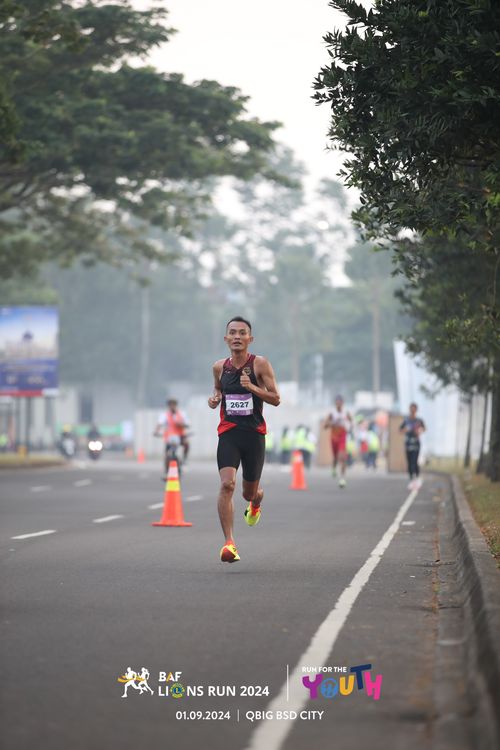 Race photo from BAF LIONS RUN 2024