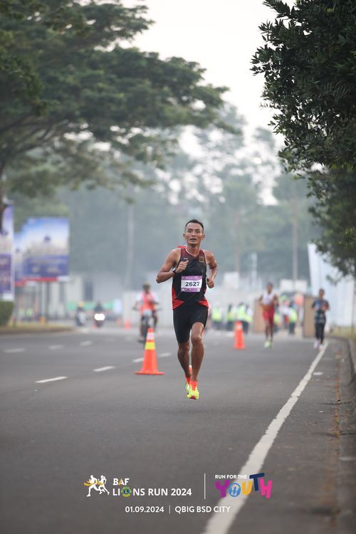 Race photo from BAF LIONS RUN 2024
