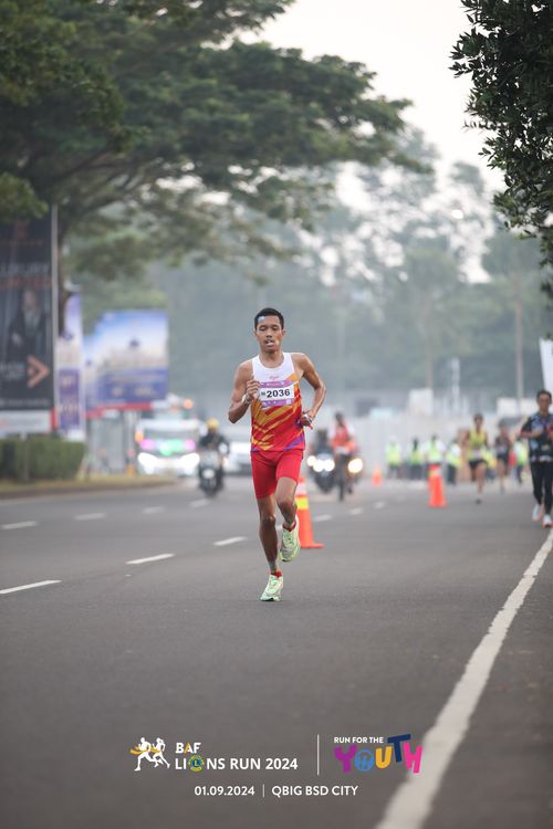 Race photo from BAF LIONS RUN 2024