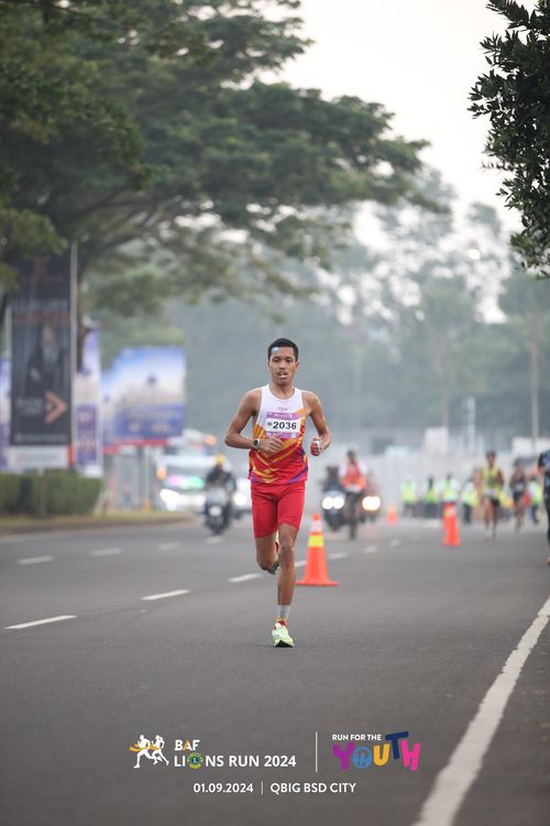 Race photo from BAF LIONS RUN 2024