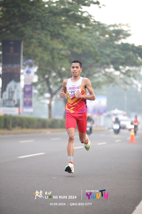 Race photo from BAF LIONS RUN 2024