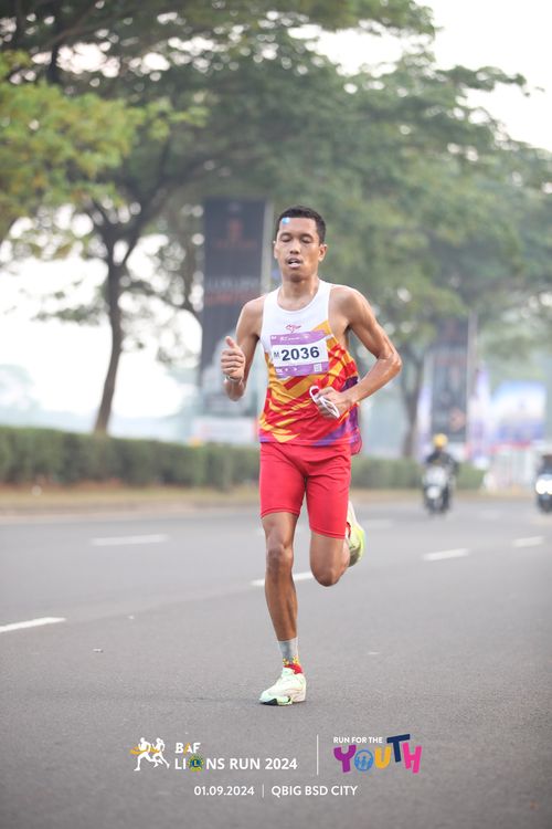 Race photo from BAF LIONS RUN 2024