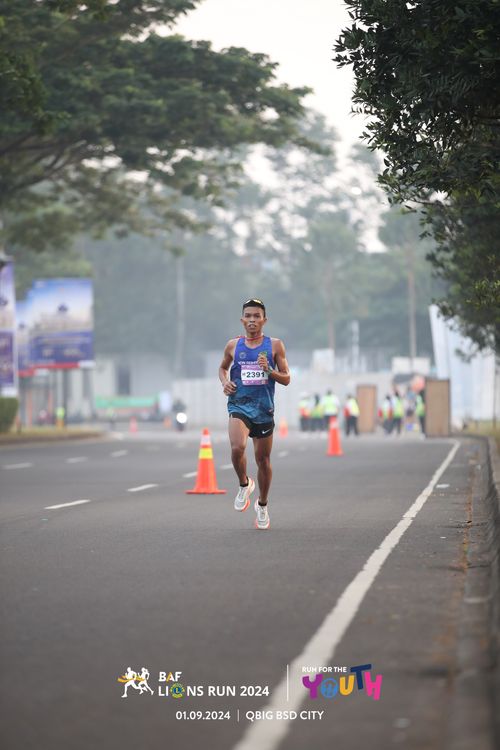 Race photo from BAF LIONS RUN 2024