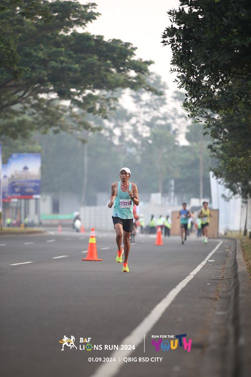 Race photo from BAF LIONS RUN 2024