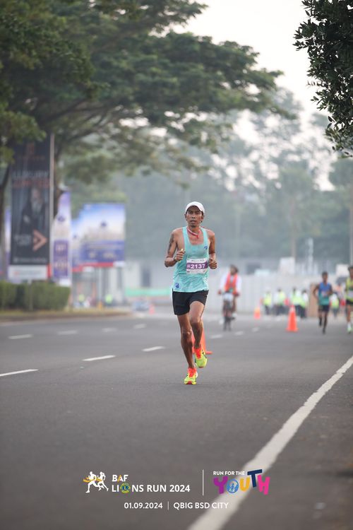 Race photo from BAF LIONS RUN 2024