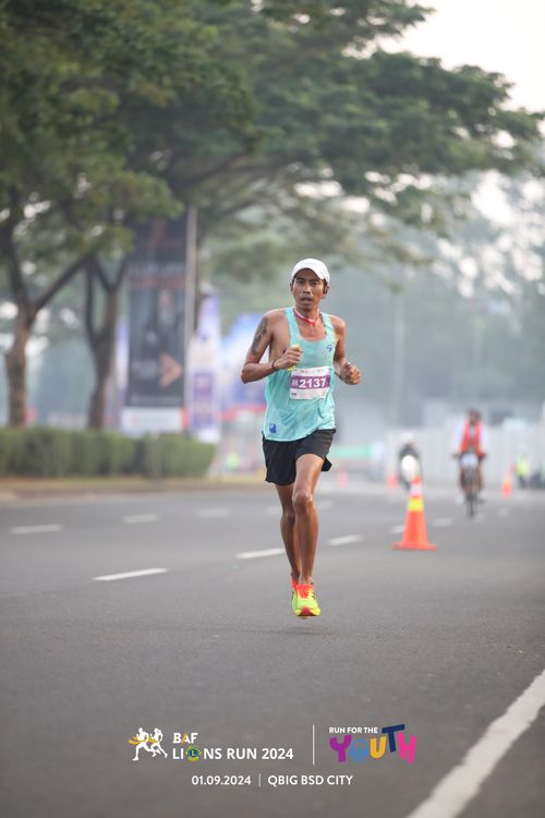Race photo from BAF LIONS RUN 2024