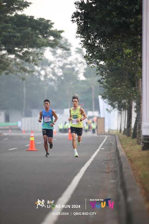 Race photo from BAF LIONS RUN 2024