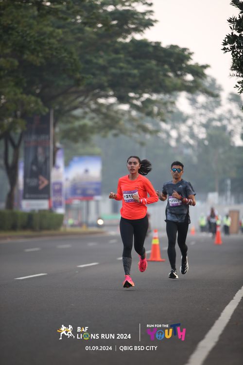 Race photo from BAF LIONS RUN 2024