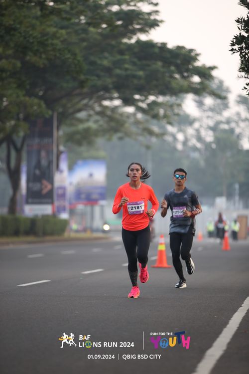 Race photo from BAF LIONS RUN 2024