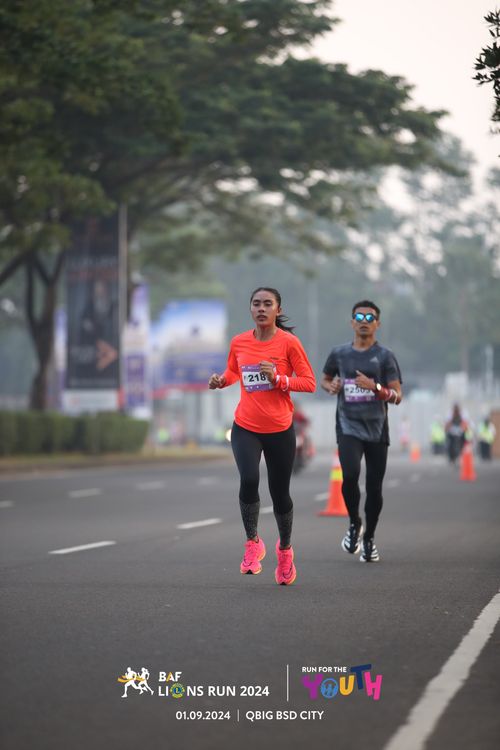 Race photo from BAF LIONS RUN 2024
