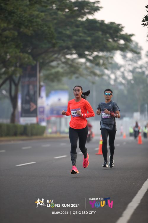 Race photo from BAF LIONS RUN 2024
