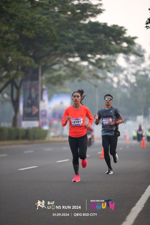 Race photo from BAF LIONS RUN 2024