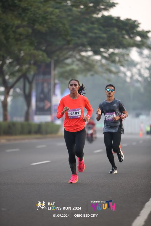 Race photo from BAF LIONS RUN 2024