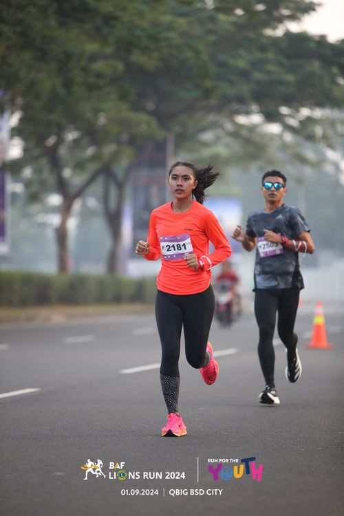 Race photo from BAF LIONS RUN 2024