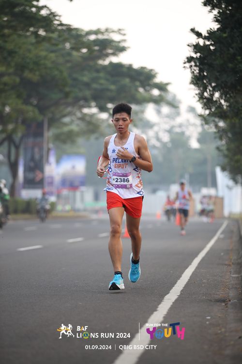 Race photo from BAF LIONS RUN 2024
