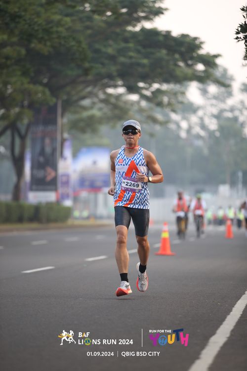 Race photo from BAF LIONS RUN 2024