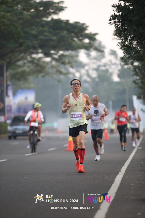 Race photo from BAF LIONS RUN 2024