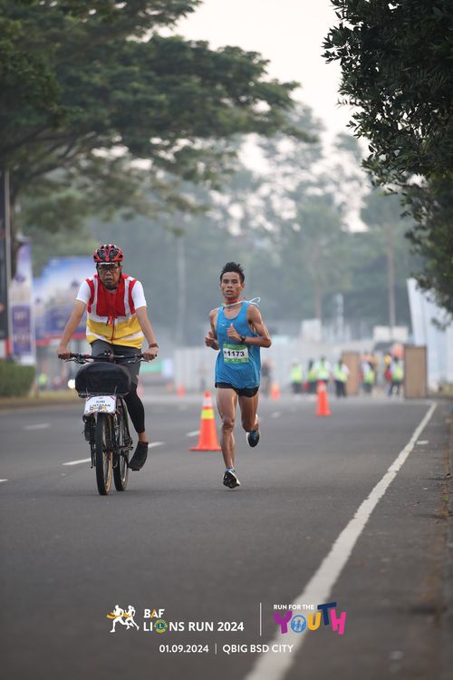 Race photo from BAF LIONS RUN 2024